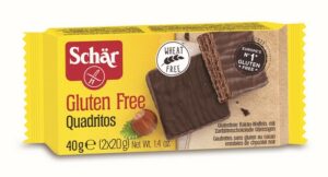 DR SCHAR QUADRITOS CHOC WAFERS 40 GRMS