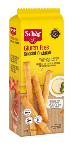 DR SCHAR GRISSINI ONDULATI BREAD STICKS 150 GRMS