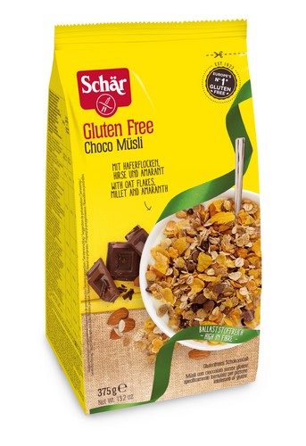 DR SCHAR GLUTEN FREE CHOCO MUSLI 375 GRMS