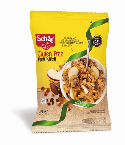 DR SCHAR MUESLI FRUIT 375 GRMS