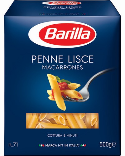 BARILLA PENNE LISCE NO.71 500 GRMS