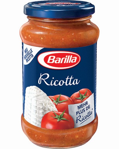 BARILLA SAUCE POMODORO E RICOTTA 400 GRMS