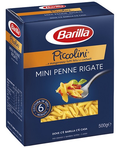 BARILLA MINI PENNE RIGATE 66 500 GRMS