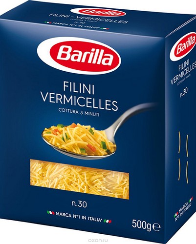 BARILLA FILINI-VERMICELLES 500 GRMS