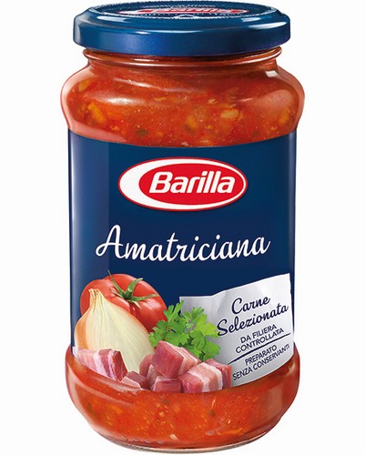 BARILLA SAUCE AMATRICIANA 400 GRMS