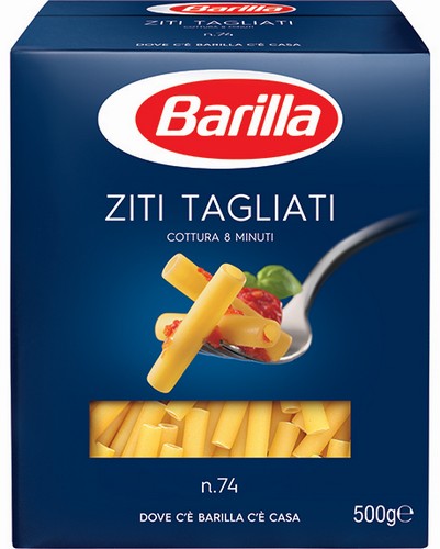 BARILLA ZITI TAHGLIATI NO.74 500 GRMS