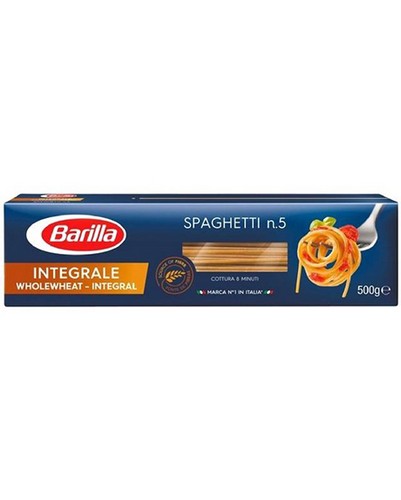 BARILLA SPAGHETTI 5 INTEGRALI 500 GRMS