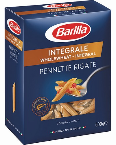 BARILLA PENNE RIGATE INTEGRALI 500 GRMS