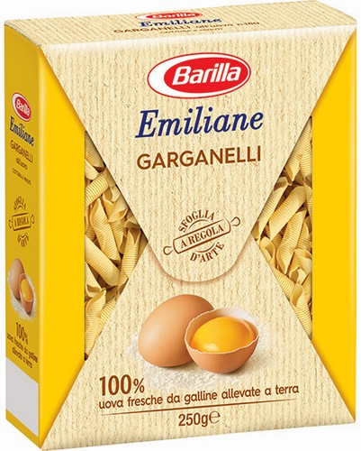 BARILLA GARGANELLI EMILIANE 250 GRMS
