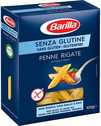 BARILLA GLUTEN FREE PENNE RIGATE 400 GRMS