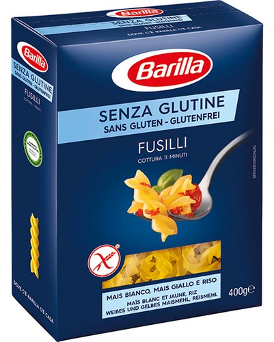 BARILLA GLUTEN FREE FUSILLI 400 GRMS