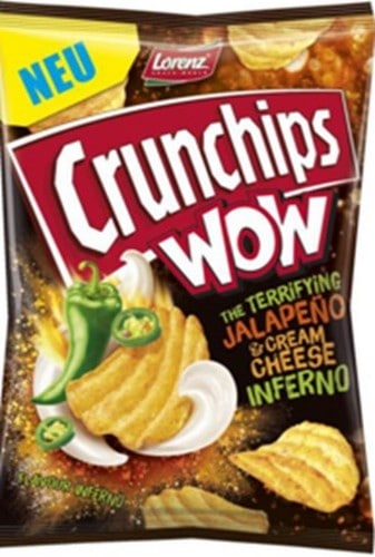 LORENZ CRUNCHIPS JALAPENO 110 GRMS