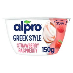 ALPRO YOFU GREEK SINGLE STRAW/RASP 150 GRMS