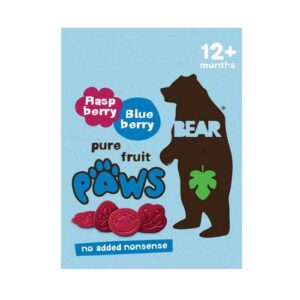 BEAR PAWS RASPBERRY & BLUEBERRIES 5X20 GRMS