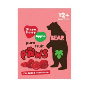 BEAR PAWS STRAWBERRY & APPLE PACK 5X20 GRMS