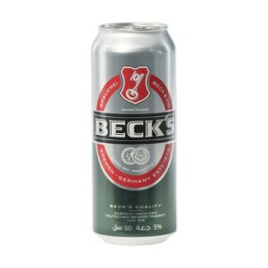 BECKS LAGER IN CAN 500 ML