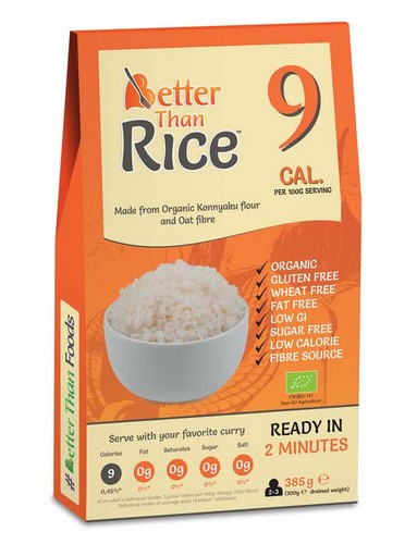 BETTERTHANPASTA RICE 385 GRMS