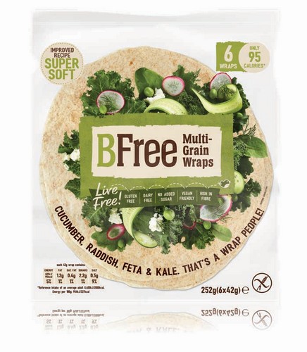 BFREE WRAP MULTIGRAIN 9INCH 6 EACH
