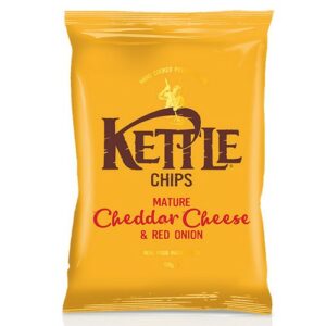 KETTLE MATURE CHEDDAR & ONION 150 GRMS