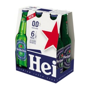 HEINEKEN BEER ZERO BTLS PACK 4X330 ML