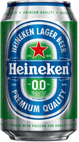 HEINEKEN BEER ZERO CAN 330 ML