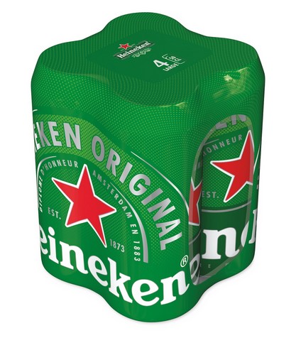 HEINEKEN BEER CANS X4 4X500 ML