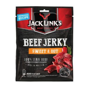 JACK LINKS BEEF JERKY SWEET & HOT 70 GRMS