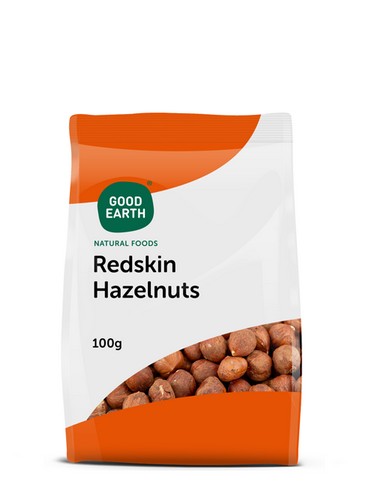 GOOD EARTH RED SKIN HAZELNUTS 100 GRMS