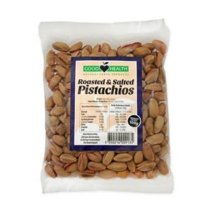 GOOD HEALTH ROASTED PISTACHIOS 100 GRMS