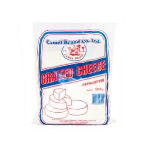 CAMEL BRAND GRATED CHEESE 200 GRMS