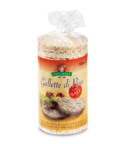 GECCHELE GALLETTE RISO+SALE 100 GRMS