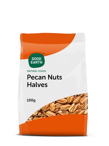 GOOD EARTH PECAN NUT HALVES 100 GRMS