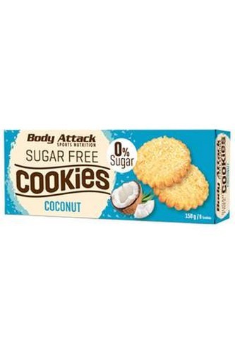 BODY ATTACK LOW IN SUGAR COOKIES COCONUT 115 GRMS