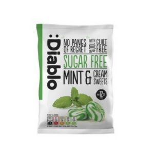 DIABLO SWEETS MINT & CREAM 75 GRMS