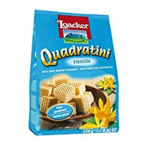 LOACKER QUADRATINI VANILLE 250 GRMS