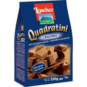 LOACKER QUADRATINI KAKAO 250 GRMS
