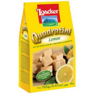 LOACKER QUADRATINI LEMON 125 GRMS