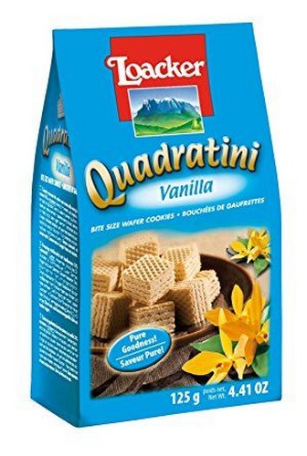 LOACKER QUADRATINI VANILLE 125 GRMS
