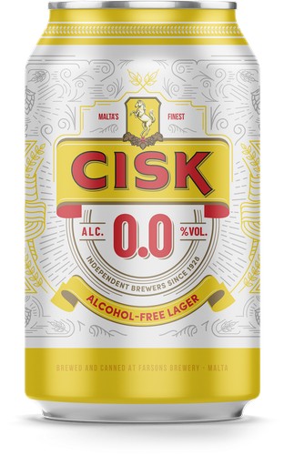 CISK 0.0% ALCOHOL FREE LAGER 330 ML
