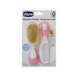 CHICCO BRUSH & COMB PINK 1 PCS.