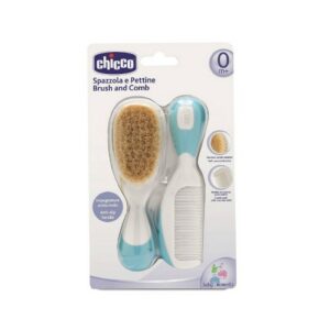CHICCO BRUSH & COMB BLUE 1 PCS.