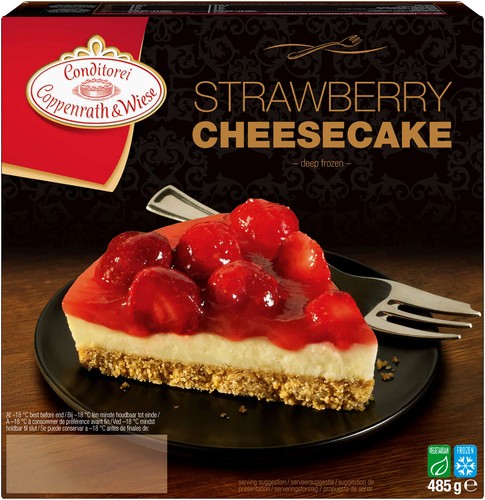 CONDITOREI COPPENRATH & WIESE STRAWBERRY CHEESECAKE 485 GRMS
