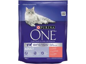 PURINA ONE ADULT CAT SALMON & RICE 800 GRMS