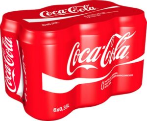 COCA COLA CANS 6 PACK 6X330 ML