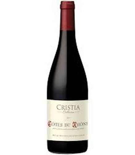 CRISTIA COTES DU RHONE ROUGE 750 ML
