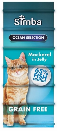SIMBA OCEAN SEL MACKAREL 6 PACK 6X85 GRMS
