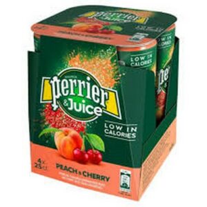 PERRIER JUICE CHER PEACH 4PACK 4X250 ML