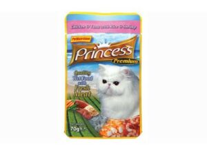 PRINCESS CHICKEN RICE & TUNA KITTEN 70 GRMS